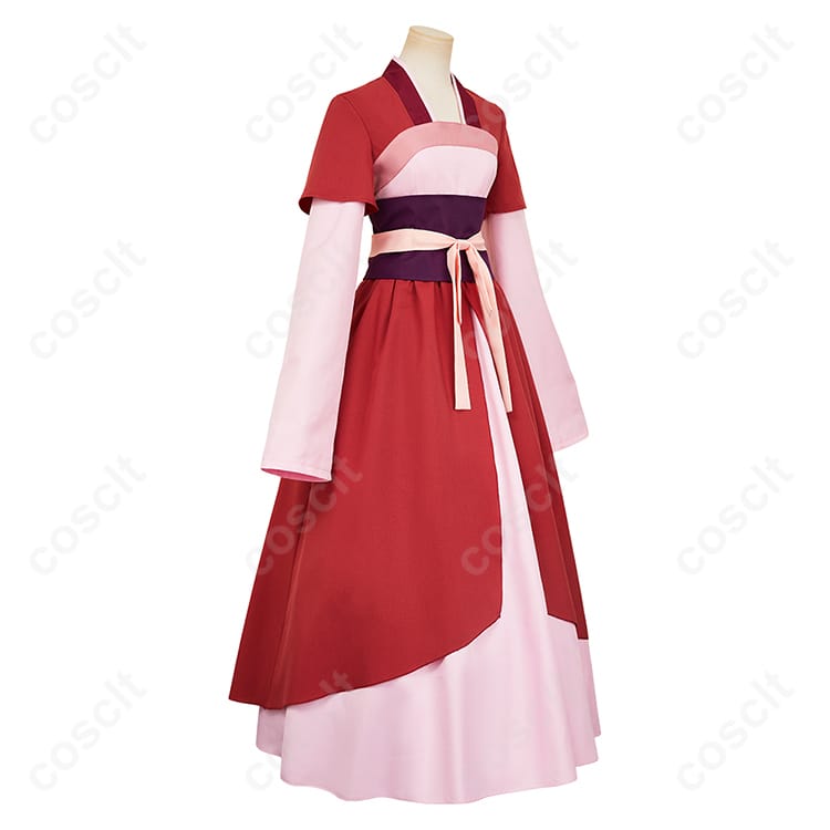 薬屋のひとりごと（薬屋） 猫猫（マオマオ） コスプレ衣装 4点セット（スカート、トップス、コルセットベルト、髪飾り） - 3枚目の画像