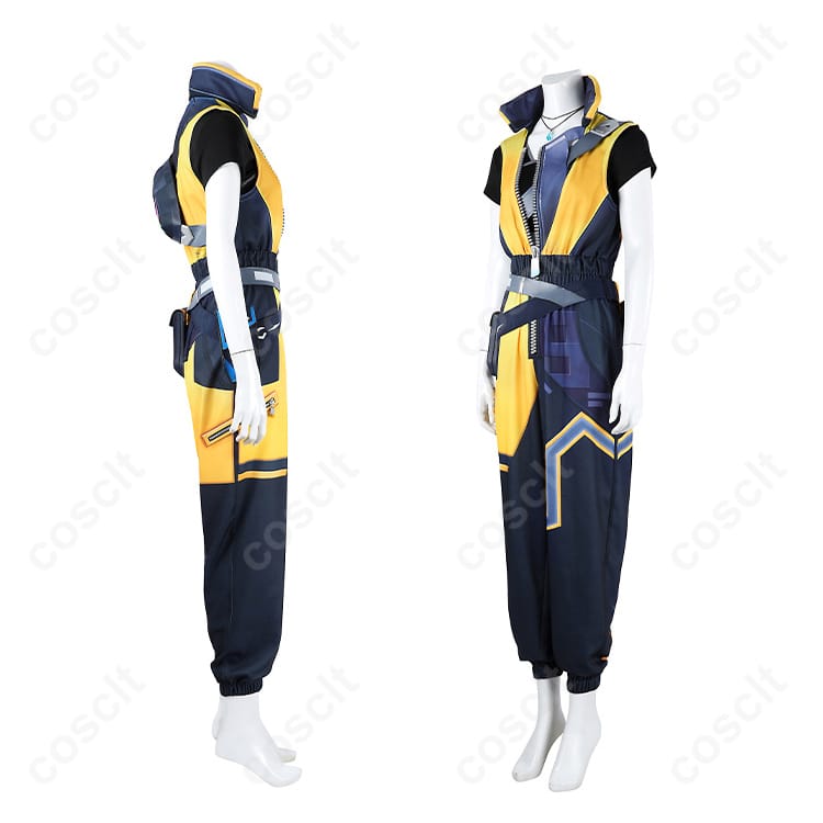 VALORANT（ヴァロラント） ウェイレイ コスプレ衣装 ジャンプスーツ・ネックレス・耳飾り付き【高い再現度】コスプレ通販 - 3枚目の画像