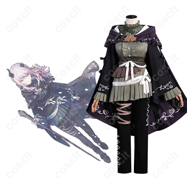 プロジェクトセカイの暁山瑞希コスプレ衣装とキャラクターのイメージ図。高い再現度でお届けします。