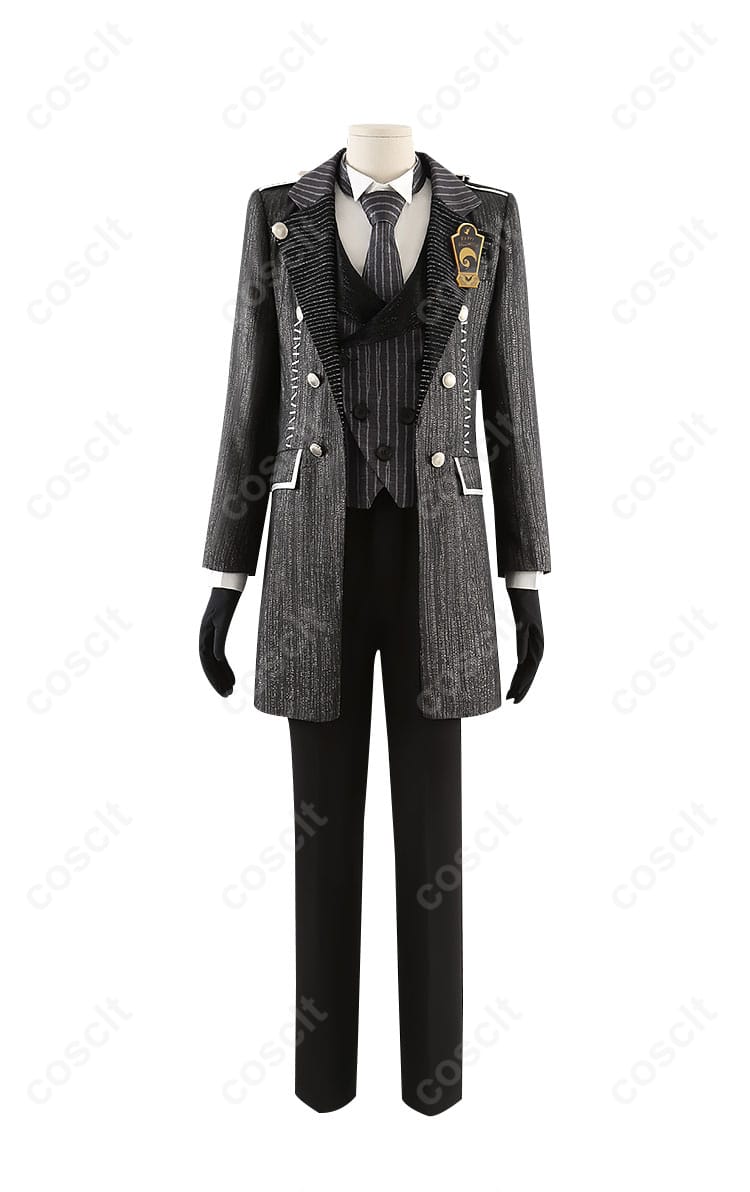 マレウス・ドラコニア コスプレ衣装「ハロウィン ナイトメア―スーツ」の正面画像。高品質な再現度とディテールを確認！