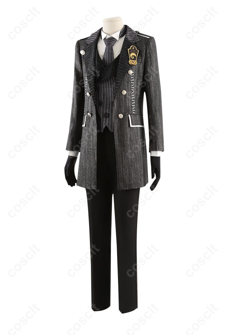 マレウス・ドラコニア コスプレ衣装「ハロウィン ナイトメア―スーツ」の左側からの画像。細部までこだわり抜いたデザイン。