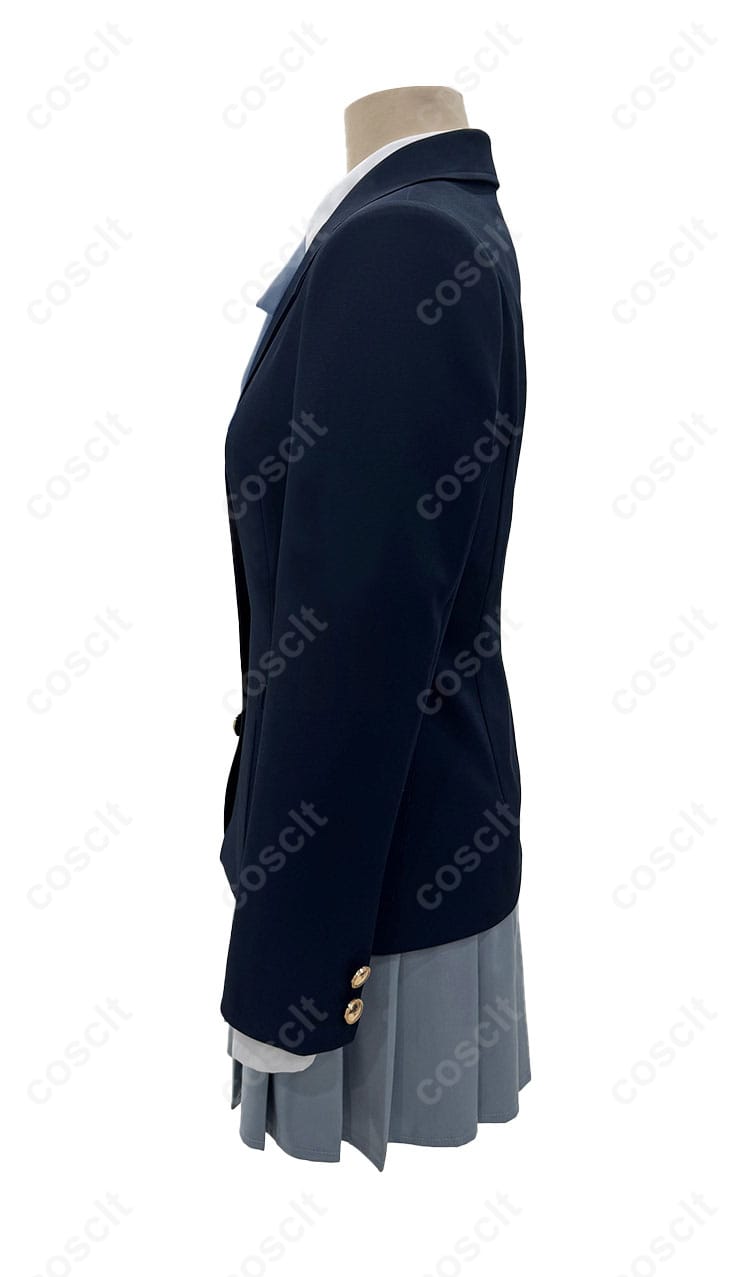 けいおん! 桜が丘高校 制服 左袖部分のコスプレ衣装ディテール