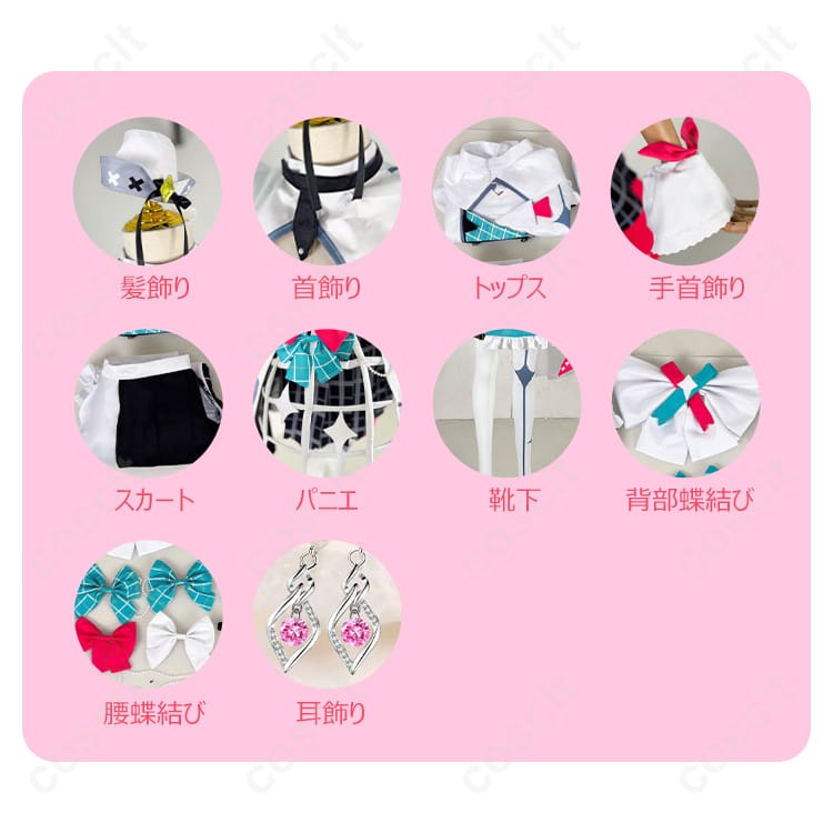 hololive（ホロライブ） IRyS（アイリス） ブライト衣装 コスプレ衣装 透け感素材 使用 こだわりのディテール再現 - 5枚目の画像