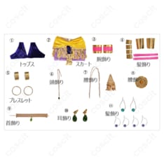 しゅごキャラ！ ほしな歌唄 ダンサー コスプレ衣装（高還元度・快適な着心地） - 5枚目の画像（サムネイル）
