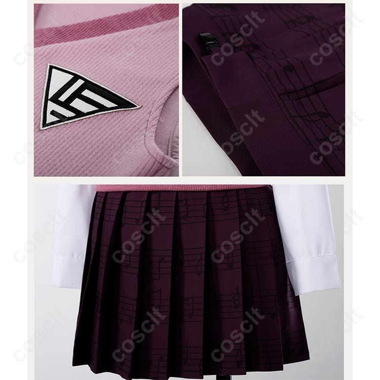 ダンガンロンパV3（ダンガンロンパV3） ニューダンガンロンパV3 みんなのコロシアイ新学期 赤松楓 コスプレ衣装 『無』 コスプレ通販 透湿性・耐久性に優れた高品質素材使用 - 4枚目の画像