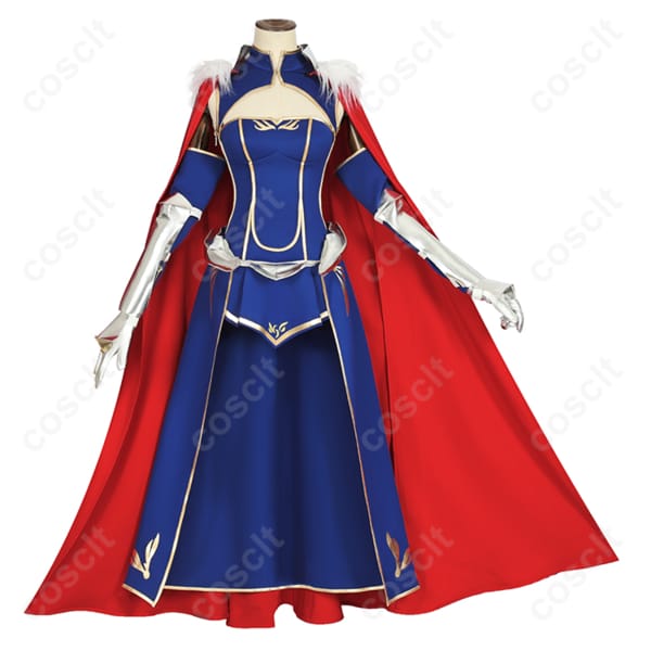 Fateシリーズ（FGO） Fate/Grand Order アルトリア・ペンドラゴン（セイバー） コスプレ衣装 『セイバー』コスプレ衣装 無地 / 高再現度 / 透け感あり