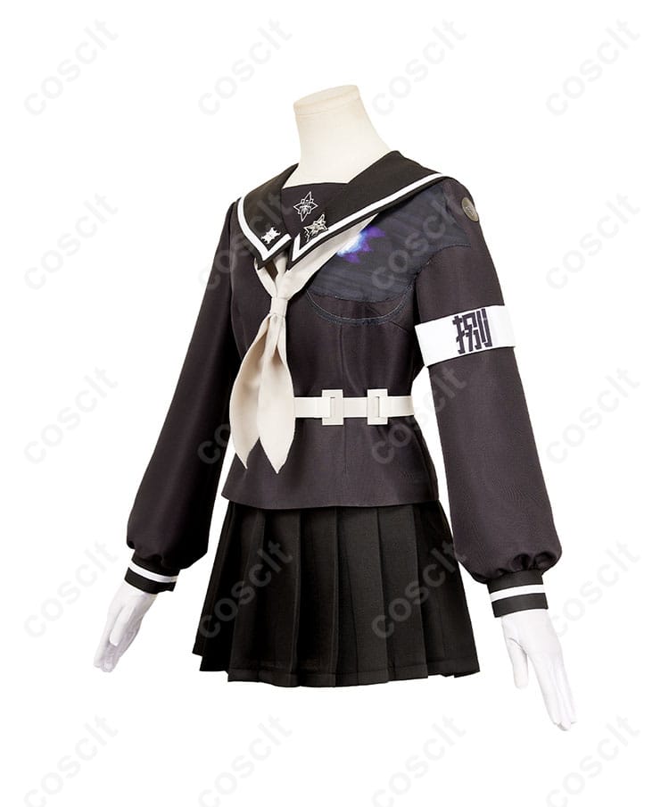 HUNDRED LINE 最終防衛学園 コスプレ衣装の右側【精緻なデザイン】