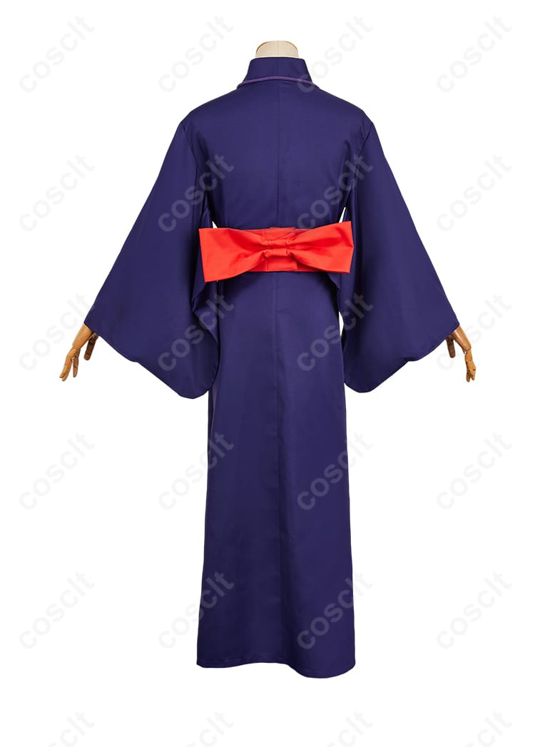 花子くんの浴衣コスプレ衣装の背面画像