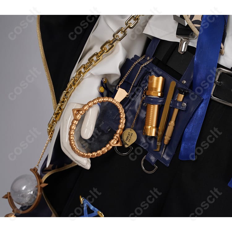 にじさんじ 星導ショウ 鑑定士の服 新衣装 コスプレ衣装 | 透け感のある高品質素材使用、イベントや撮影に最適 - 5枚目の画像