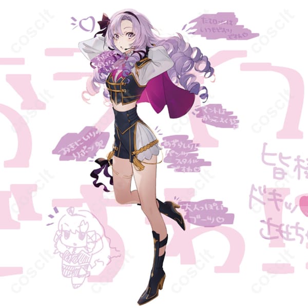 にじさんじ 5th Anniversary LIVE 「SYMPHONIA」 壱百満天原サロメ コスプレ衣装 共通衣装 オーダーメイド対応 高還元度＆快適素材使用