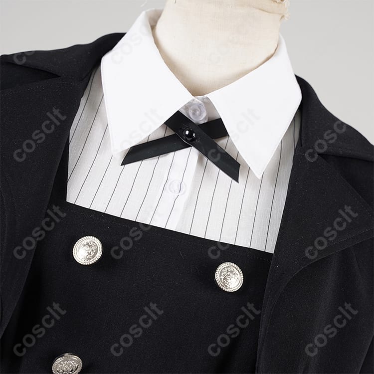 ロックは淑女の嗜みでして コスプレ衣装 白矢環 シロ コスプレ衣装（精細な刺繍と高い再現度） - 5枚目の画像