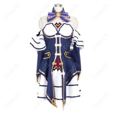 新次元ゲイム ネプテューヌVII ノワール コスプレ衣装 髪飾り・つけ襟・トップス・スカート・背部蝶結び付き