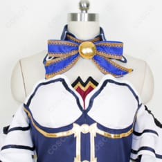 新次元ゲイム ネプテューヌVII ノワール コスプレ衣装 髪飾り・つけ襟・トップス・スカート・背部蝶結び付き - 5枚目の画像（サムネイル）
