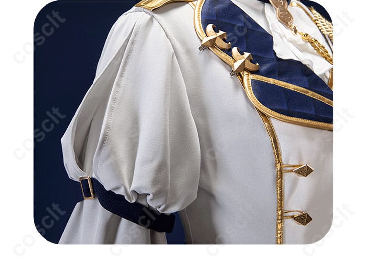 草薙寧々 コスプレ衣装 フィエ・シュヴァリエ 肩袖部分の装飾詳細。ディテールが際立つデザイン！