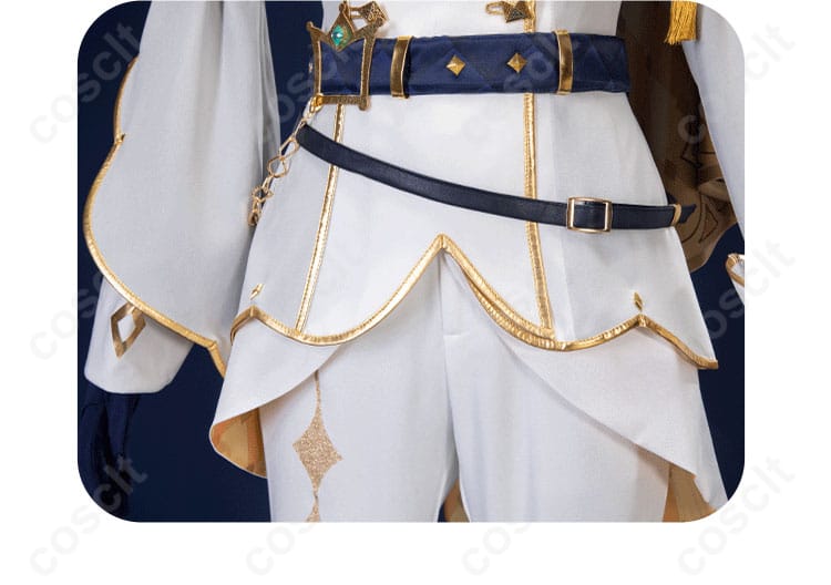 草薙寧々 コスプレ衣装 フィエ・シュヴァリエ 衣服の裾飾りの細部。完璧な仕上がりの装飾！