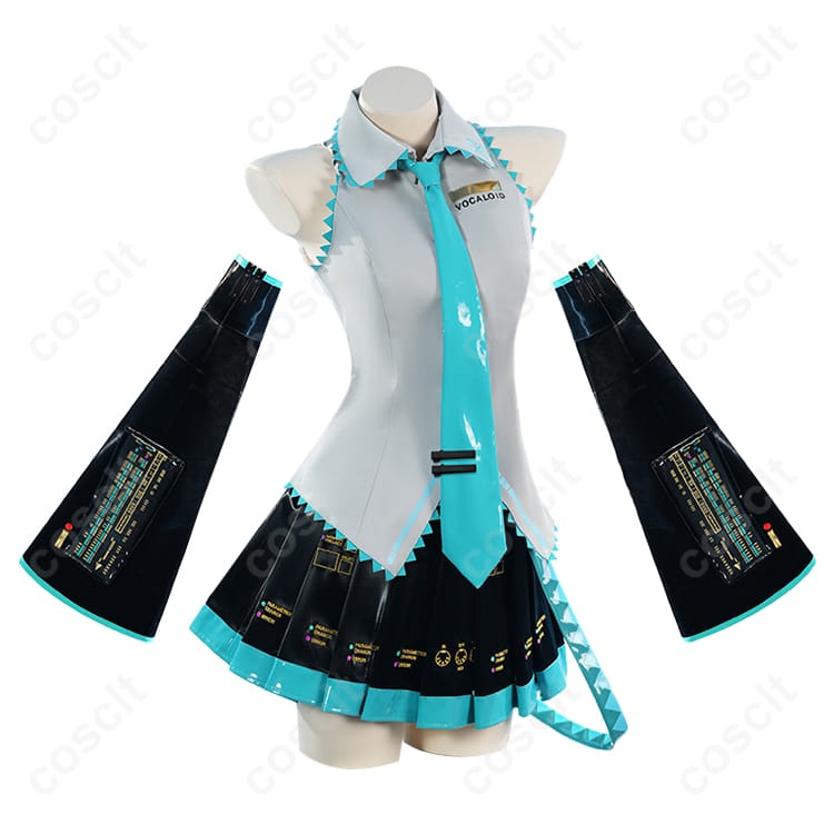 VOCALOID（ボカロ） 初音ミク（ミク） コスプレ衣装 V2版（忠実再現・快適素材） コスプレ通販 - 2枚目の画像