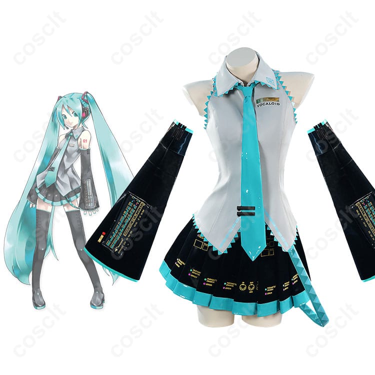 初音ミク コスプレ衣装とキャラクターの融合イメージ - VOCALOID コスプレ