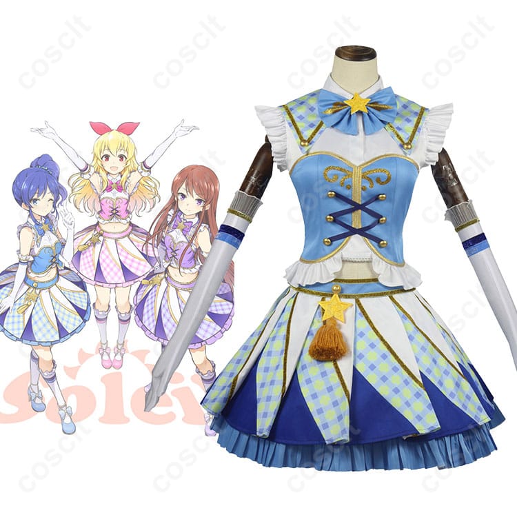 アイカツ！ 霧矢あおい コスプレ衣装とキャラクターのコラボ画像。忠実な再現度と美しいデザインを確認！