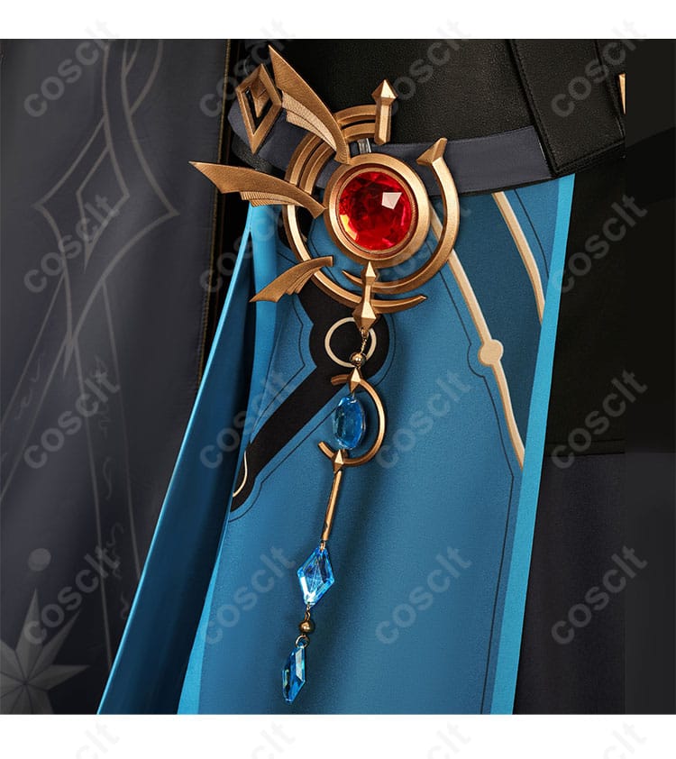 アナイクスのコスプレ衣装の腰飾りの詳細画像。高品質な仕上がりで、キャラクターの特徴的なアクセサリーを忠実に再現。