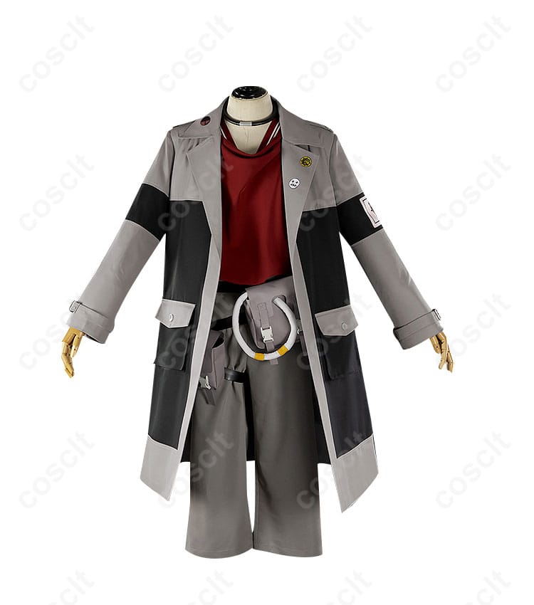 商品正面図 | ガチアクタ エンジン コスプレ衣装の前面ディテールを強調