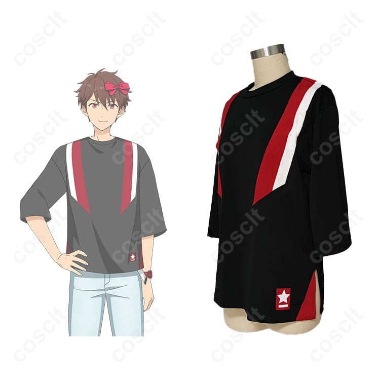 守沢千秋の春～夏私服コスプレ衣装とキャラクターの再現画像。あんさんぶるスターズ！のファン必見！コスプレ衣装の高い再現度を確認しよう。