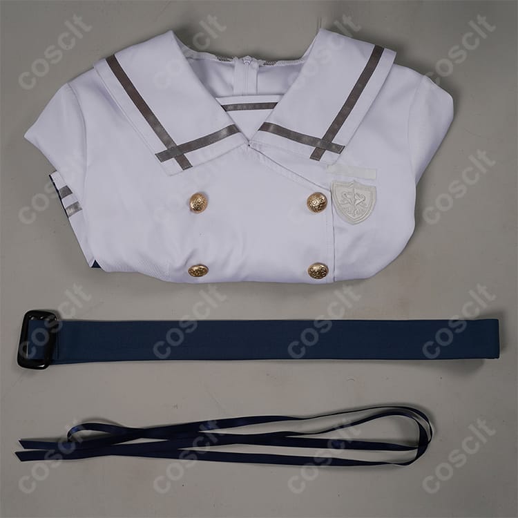 BanG Dream!シリーズ バンドリ！ 若葉睦 コスプレ衣装 月ノ森女子学園 夏服 コスプレ通販 - 6枚目の画像