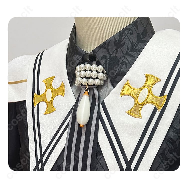 あんさんぶるスターズ！！（あんスタ） 朱桜司・真白友也・仙石忍 コスプレ衣装 『堕天使の晩餐会』コスプレ通販 オーダーメイド可 透け感＆精細な刺繍 - 4枚目の画像
