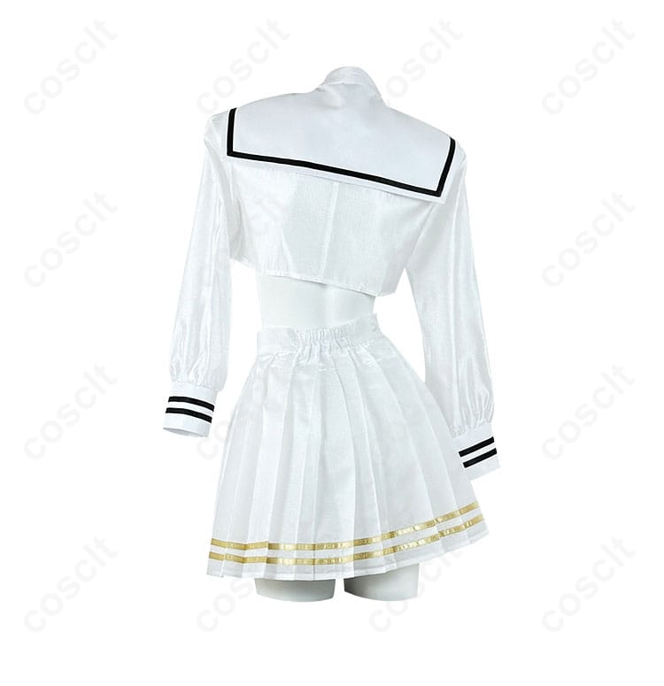 商品背面画像：アズールレーン ジェーナス コスプレ衣装の背面画像。美しい背中のデザインが際立つ。