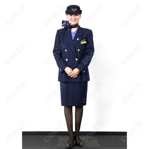 全日本空輸（ＡＮＡ） ８代目 客室乗務員 CA 制服 コスプレ衣装 オーダーメイド可｜高精度な忠実再現と高品質な素材使用