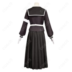 HUNDRED LINE -最終防衛学園- 雫原比留子 コスプレ衣装（コスプレ通販） トップス・スカート・ベルト・スカーフ・手袋・腕章セット 高忠実度再現 - 4枚目の画像（サムネイル）