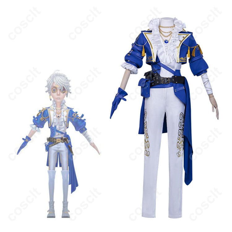アイデンティティVの囚人（ルカ・バルサー）コスプレ衣装とキャラクターの再現シーン。高精度なデザインで、あなたも囚人に変身！