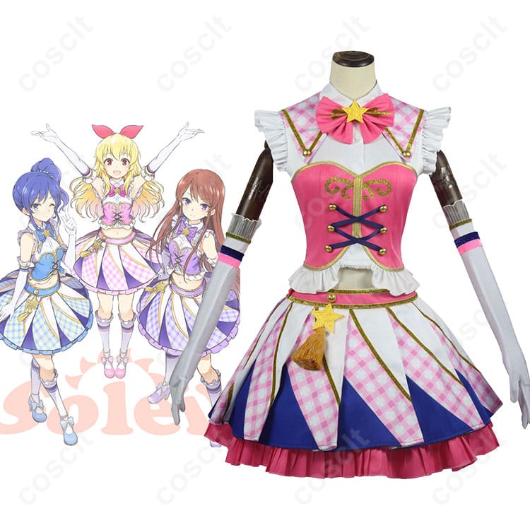 アイカツ！ Soleil 星宮いちご コスプレ衣装とキャラクターのイメージ。コスプレ衣装の忠実再現が魅力。