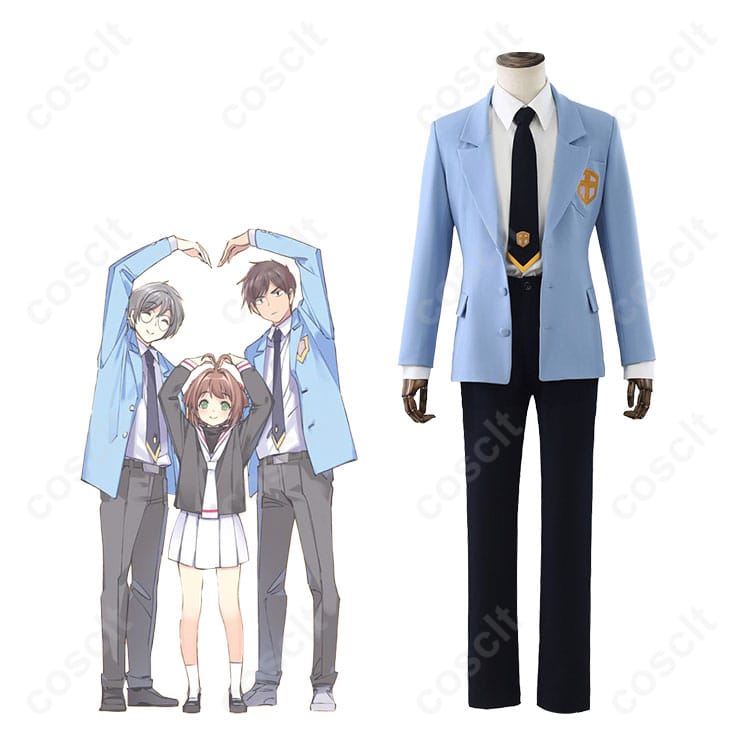 商品服装とキャラクター人物のコスプレ衣装の融合画像