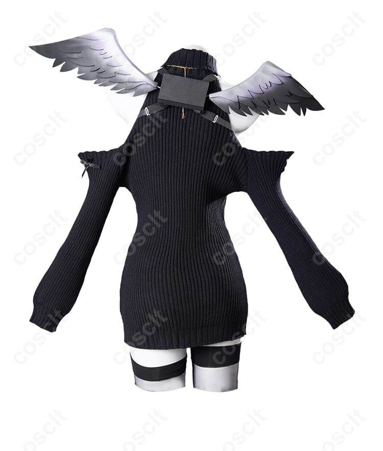 天音こなた・天音かなたの妹 コスプレ衣装の背面羽翼装飾細部、リアルなデザインが特徴