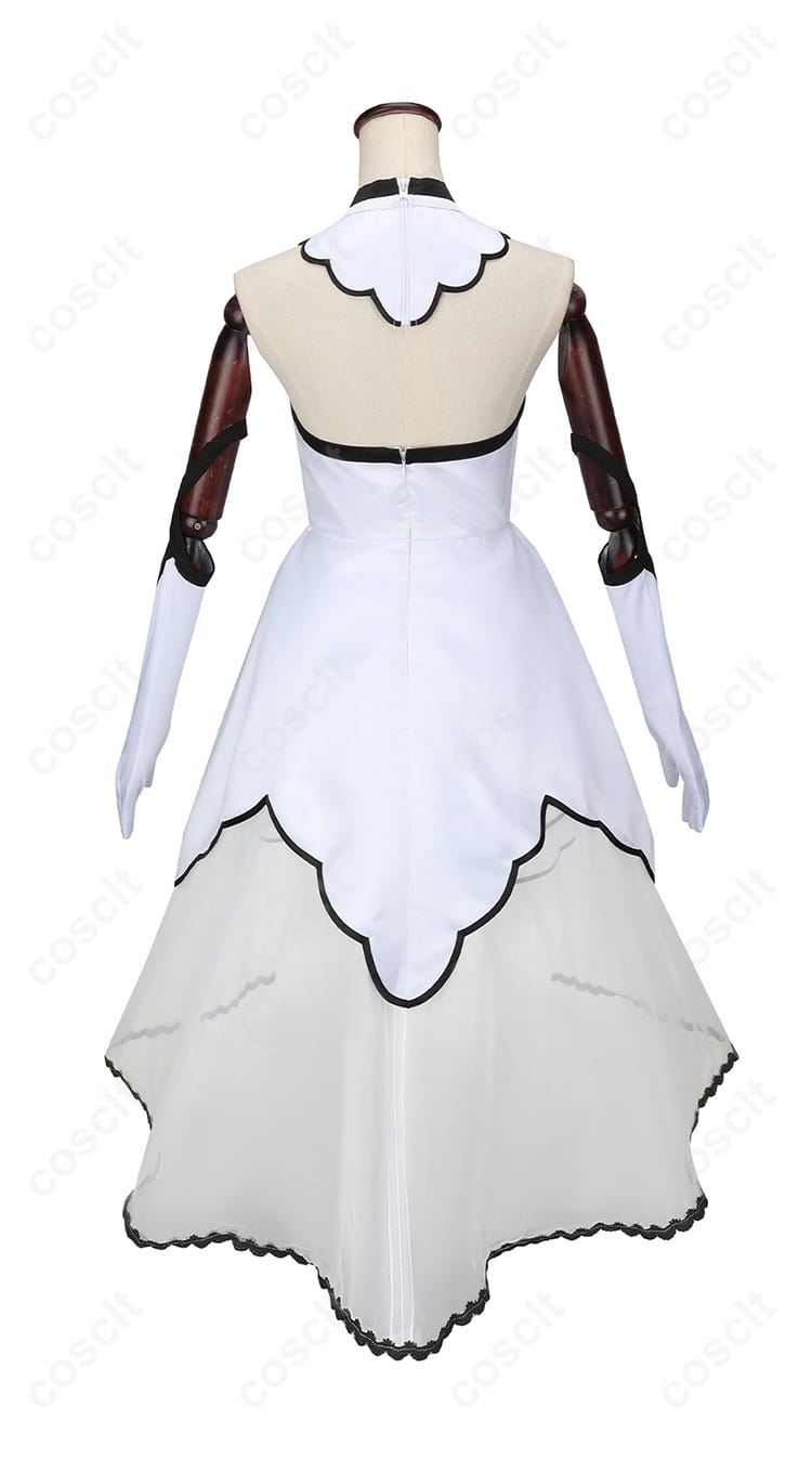 FGO アルクェイド コスプレ衣装 背面ビュー｜ファスナー位置も要チェック