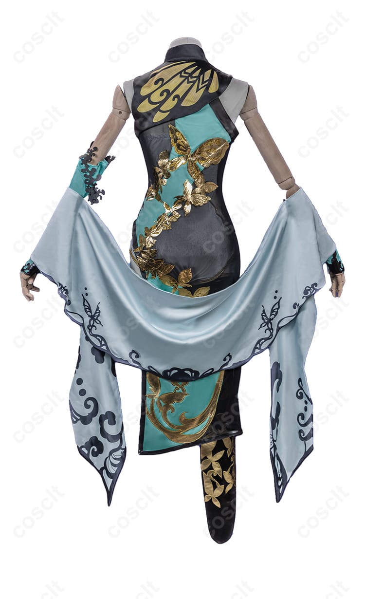 蒼穹（CangQiong）コスプレ衣装の背面画像。背中のディテールとデザインが魅力的。