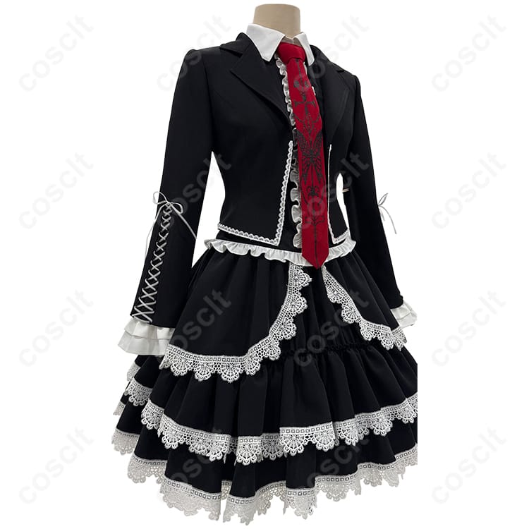 ダンガンロンパシリーズ ダンガンロンパ セレスティア・ルーデンベルク コスプレ衣装 ゴスロリ服（高還元度・快適素材） - 3枚目の画像