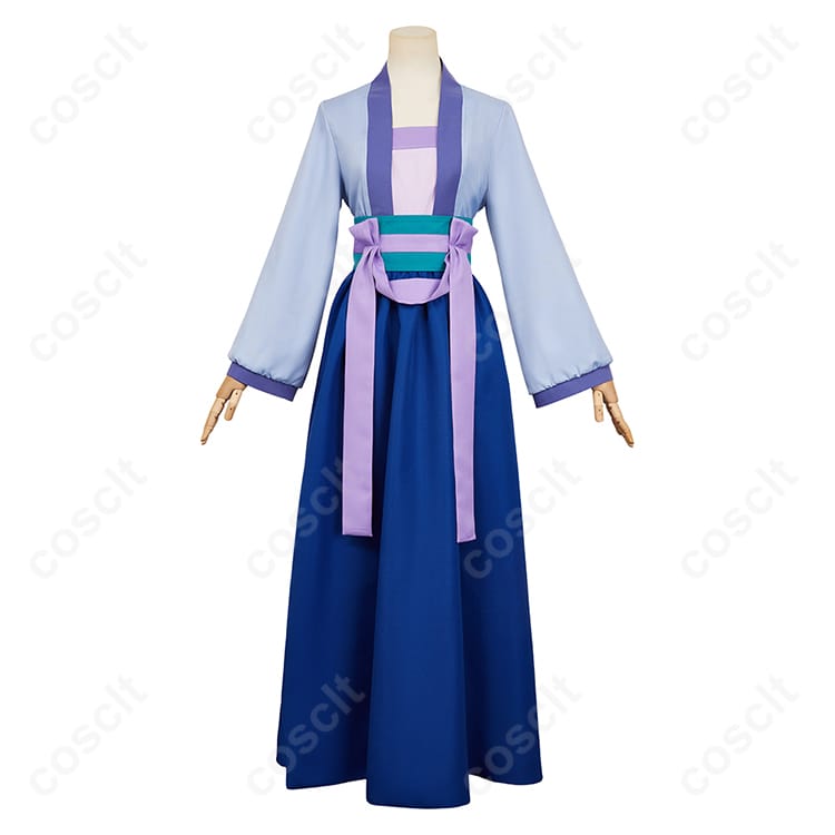 薬屋のひとりごと（薬屋） 猫猫（マオマオ） コスプレ衣装 5点セット（トップス、スカート、インナー、コルセットベルト、髪飾り） 高い再現度・快適な着心地 コスプレ通販 - 1枚目の画像