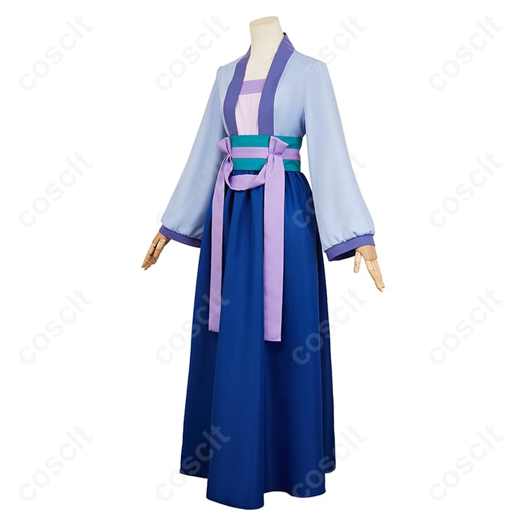 薬屋のひとりごと（薬屋） 猫猫（マオマオ） コスプレ衣装 5点セット（トップス、スカート、インナー、コルセットベルト、髪飾り） 高い再現度・快適な着心地 コスプレ通販 - 2枚目の画像