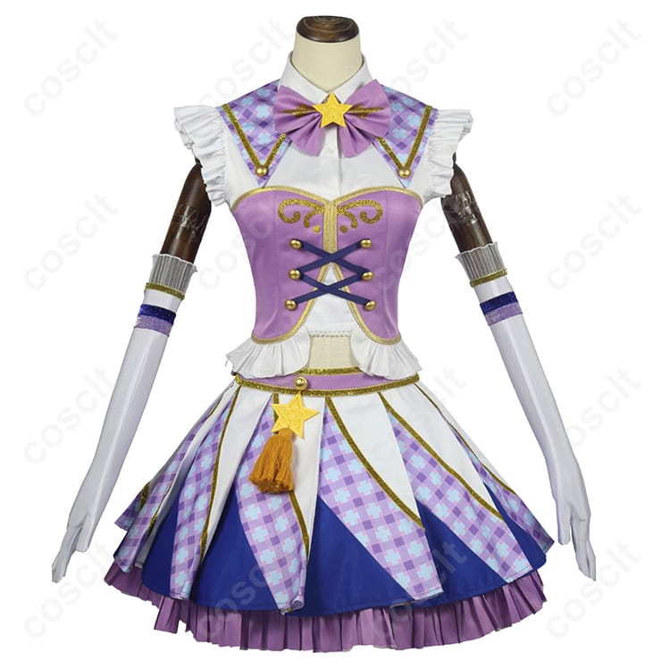 アイカツ！ Soleil 紫吹蘭 コスプレ衣装『アイカツ！』コスプレ通販 高精度再現 - 1枚目の画像