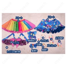 アイカツ！シリーズ アイカツオンパレード！ 神崎美月 コスプレ衣装 - 透け感のある優雅なデザインで忠実再現、イベントや撮影に最適 - 4枚目の画像（サムネイル）