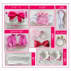 魔法つかいプリキュア!! キュアミラクル（朝日奈みらい） ピンクダイヤスタイル コスプレ衣装 『魔法つかいプリキュア!!MIRAIDAYS』 - 4枚目の画像（サムネイル）