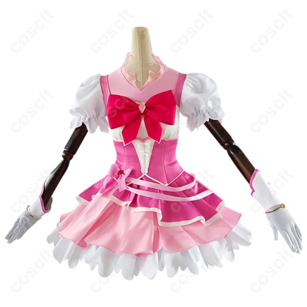 魔法つかいプリキュア!! キュアミラクル（朝日奈みらい） ピンクダイヤスタイル コスプレ衣装 『魔法つかいプリキュア!!MIRAIDAYS』
