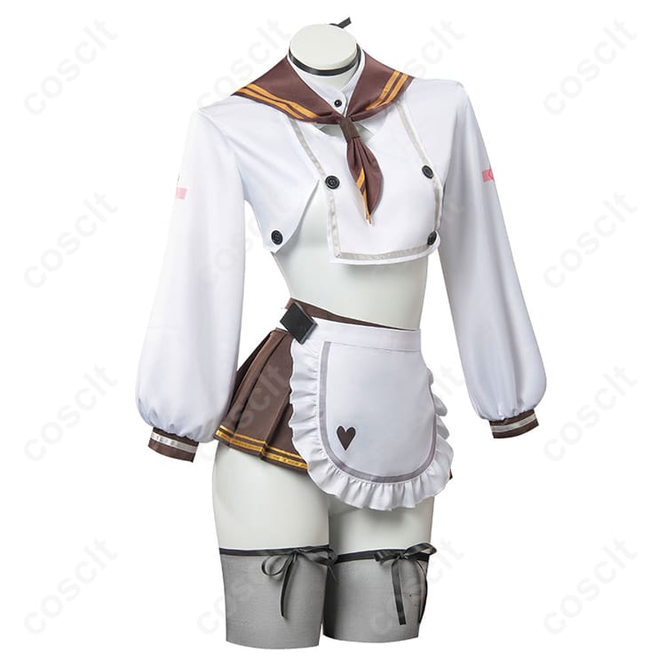 勝利の女神:NIKKE（NIKKE） ブレッディ コスプレ衣装 『勝利の女神:NIKKE』 コスプレ通販 高品質再現 トップス・スカーフ・エプロンセット - 2枚目の画像