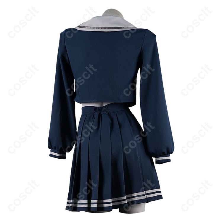 BanG Dream!（バンドリ！） BanG Dream! It's MyGO!!!!! 若葉睦 コスプレ衣装 月ノ森女子学園 制服 ダークブルー（忠実再現、快適な着心地） - 3枚目の画像