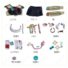 原神（Genshin Impact） ヴァレサ コスプレ衣装 通常服（忠実再現・高品質生地・送料無料）コスプレ通販 - 5枚目の画像（サムネイル）