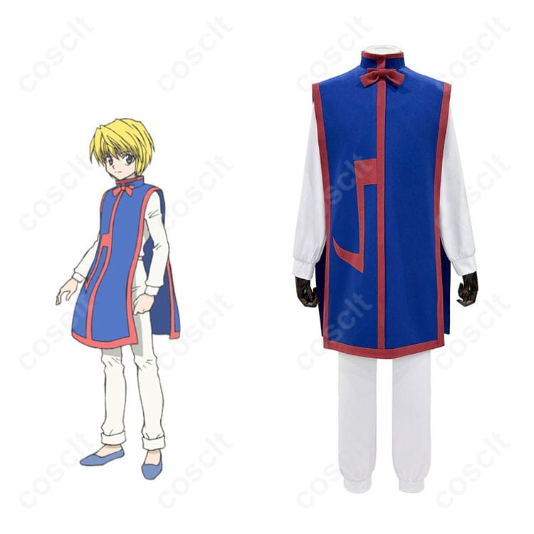 HUNTER×HUNTER クラピカ コスプレ衣装とアニメキャラクターの再現写真。完璧な再現度をお楽しみください！