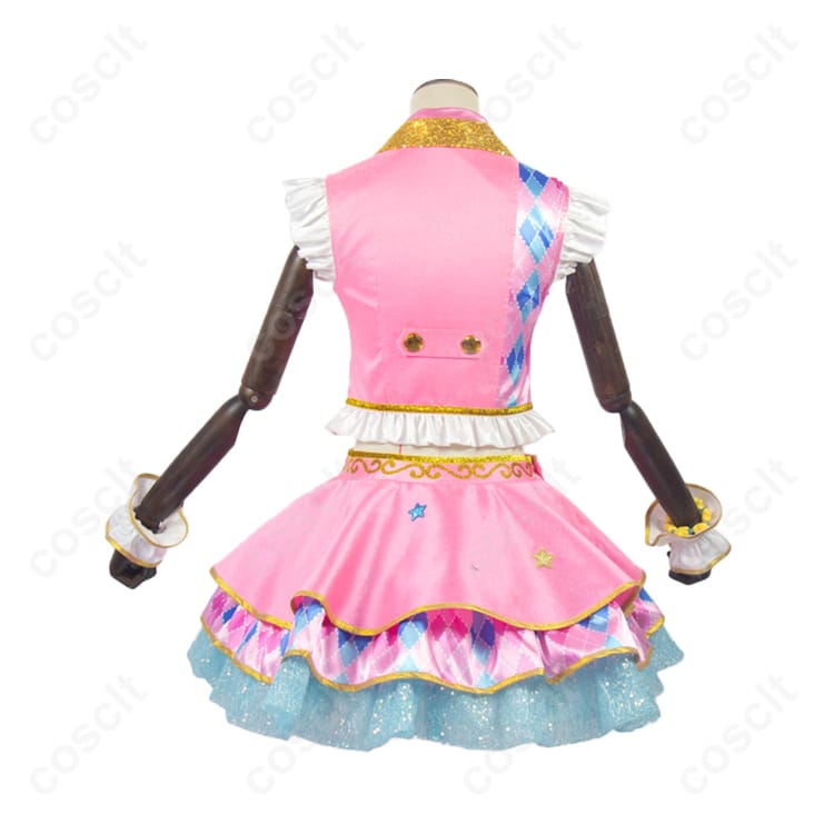 アイカツスターズ!（アイスタ） 虹野ゆめ ピンクスターコーデ コスプレ衣装 | 高再現度・快適な着心地 - 4枚目の画像