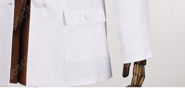 間桐桜 コスプレ衣装の衣袋と袖口の装飾ディテール。細かい縫製と高品質な仕上がり。