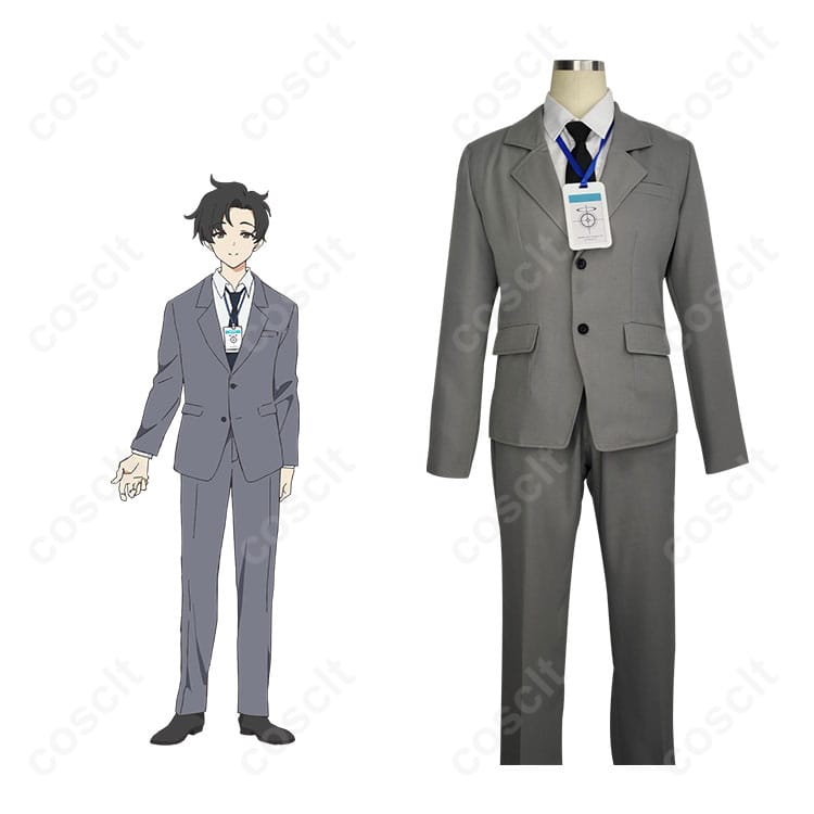 ブルーアーカイブ シャーレ 先生 コスプレ衣装 正面とキャラクターの詳細な組み合わせ画像。高品質な再現、ゲームファン必見！